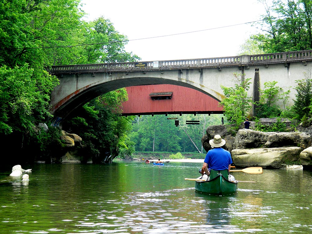 Canoeing Sugar Creek