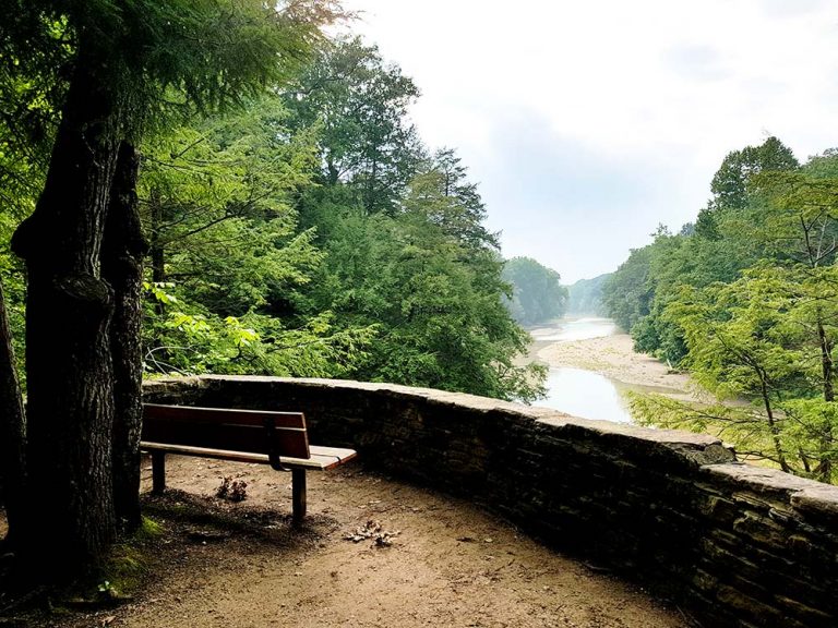 Sunset Point at Turkey Run State Park