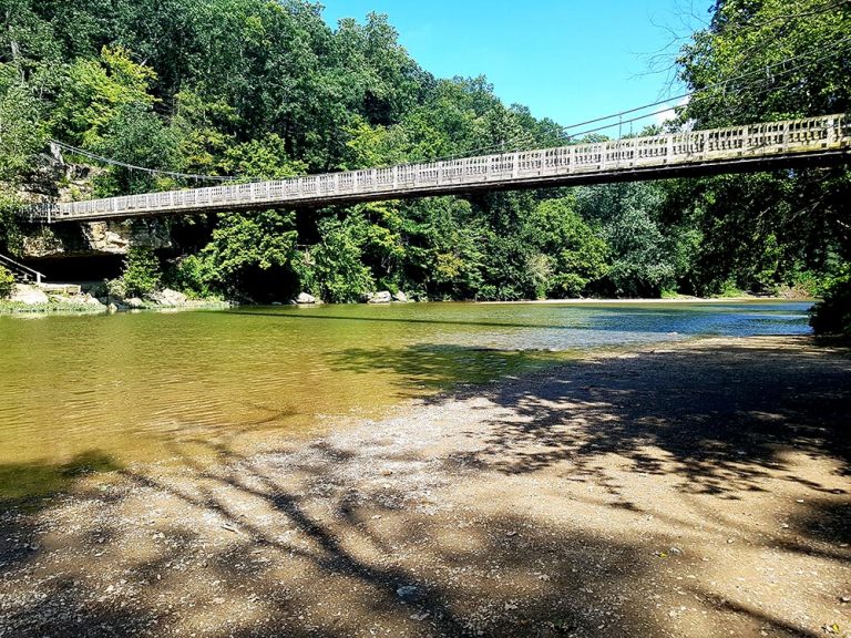 Suspension Bridge at Turkey Run State Park