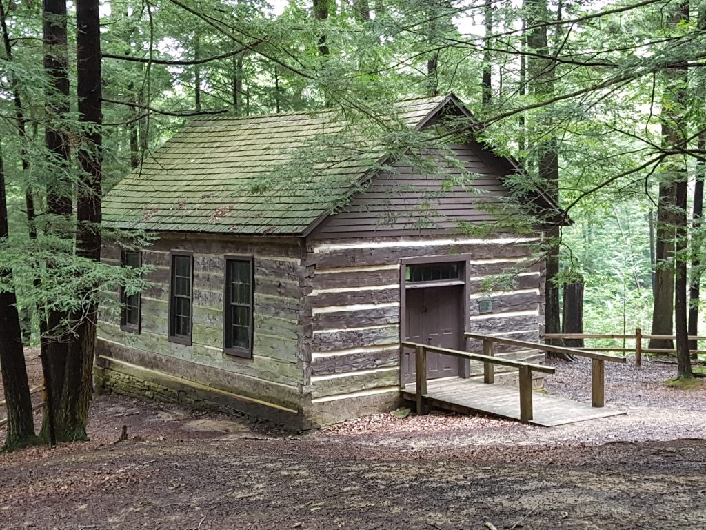 Log Church at Turkey Run State Park