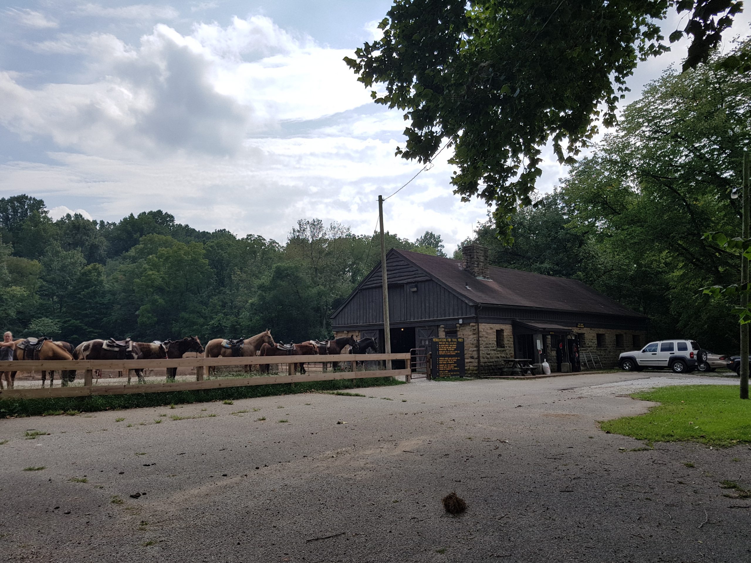 Saddle Barn at Turkey Run State Park