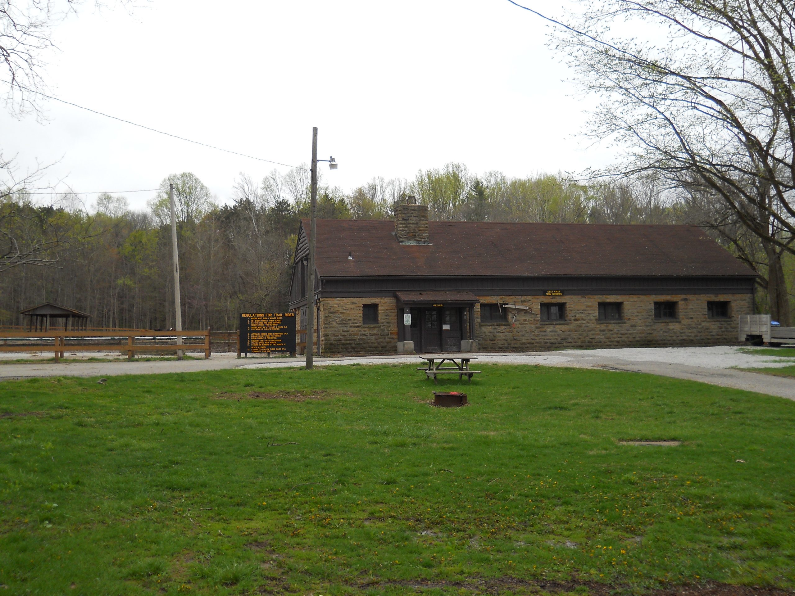 Saddle Barn at Turkey Run State Park