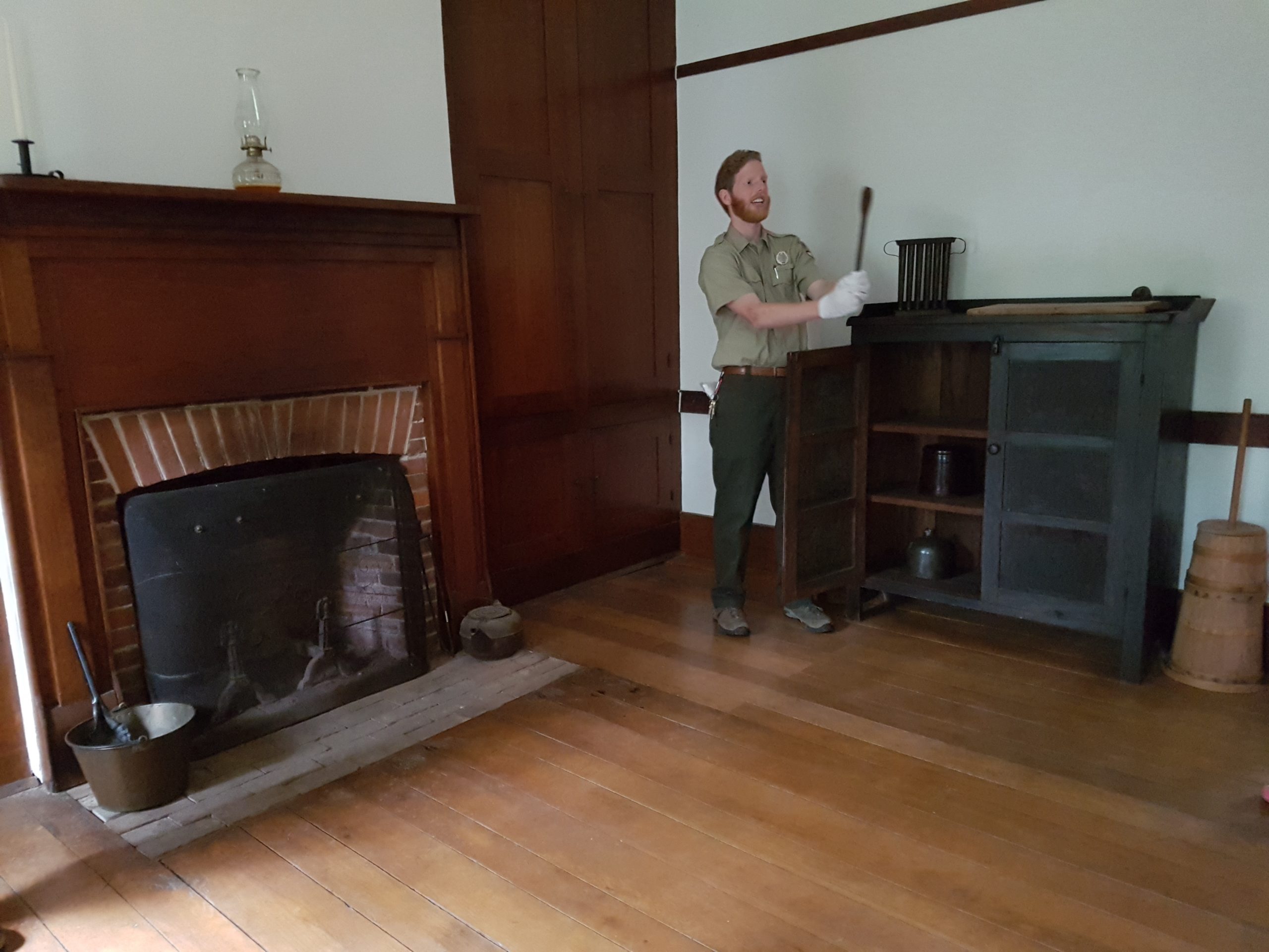Lusk Home guided tour at Turkey Run State Park