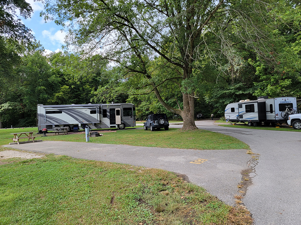 Electric Campground at Turkey Run State Park