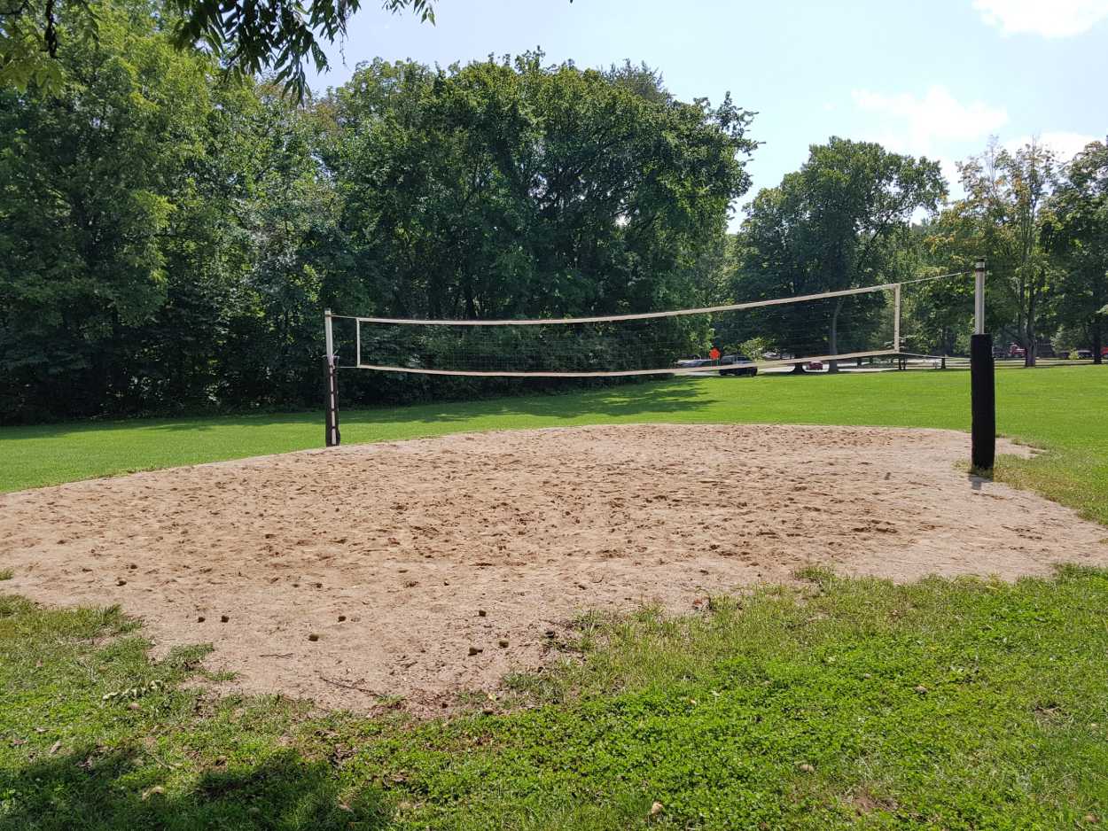 image of a ball court in turkey run state park